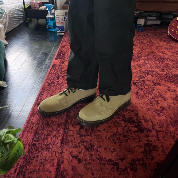 Dr. Martens Olive Green Oxfords - Picture 1 of 3